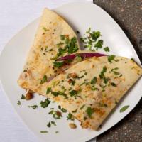 Quesadilla · asadero cheese melted on a flour tortilla, your choice of meat