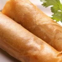 Egg Roll (Chả Giò) · Two crispy Egg rolls.  
Sweet and sour sauce 
or fish sauce