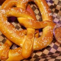 Soft Pretzels · 2 salted pretzels served with ground mustard