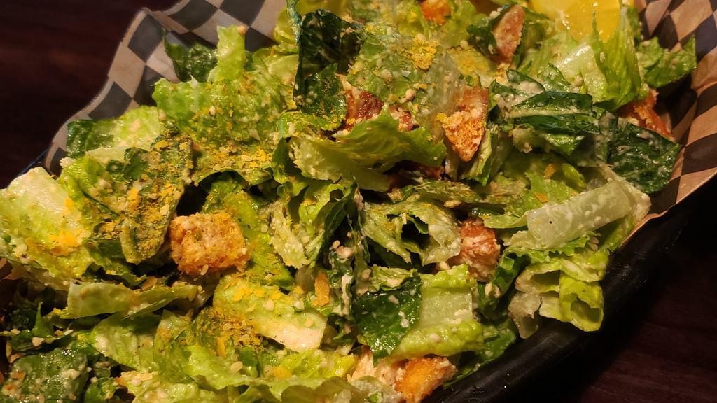 Caesar - Small · romaine and croutons tossed in a cashew caesar dressing
