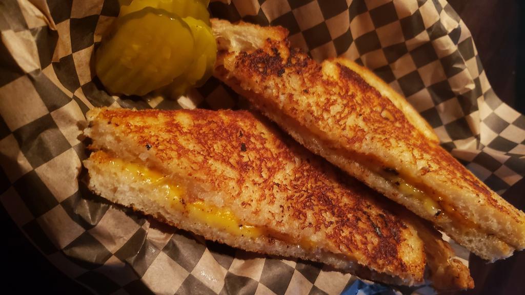 Grilled Cheeze · chao cheese on grilled sourdough