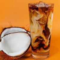 Coconut Cream Cold Brew · Our smooth cold brew blended with sweet coconut and a splash of half & half