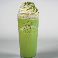 Matcha Frio · Frozen Matcha green tea with a hint of vanilla