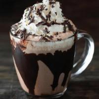 Hot Cocoa · Ghirardelli® Sweet Dark Chocolate Cocoa with steamed milk and whipped cream.