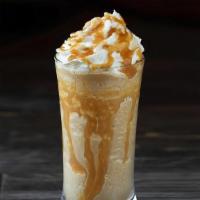 Caramel Java Frio · Our frozen blend of concentrated iced coffee and real caramel.