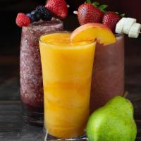 100% Real Fruit Smoothies (Vegan) · Summer Strawberry: All natural strawberry.. Aloha Pineapple: A blend of pineapple & banana w...