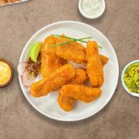 Hotter Other Tenders · Chicken tenders breaded, fried until golden brown before being tossed in Nashville Hot sauce.