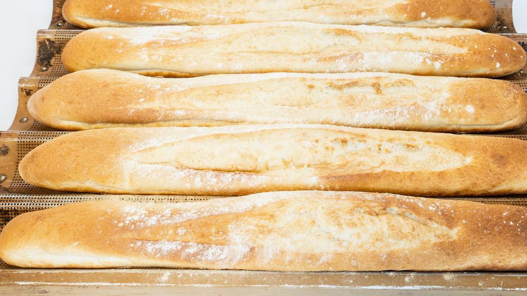Baguette Was · Made fresh daily. Our french baguettes are crispy and light. Choose between crispy or soft. These sells fast daily, so order yours early.
