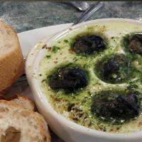 Escargot-Large · Comes with 12 escargot in our savory garlic butter. Blended with fresh parsley, fresh garlic...
