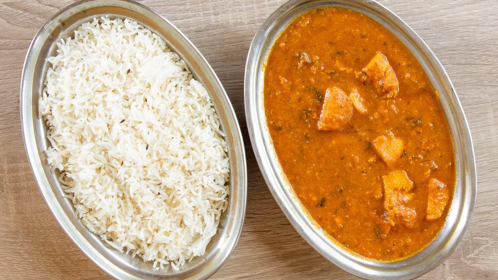 Butter Chicken (Mild & Sweet) · House specialty, boneless chicken cooked in a 