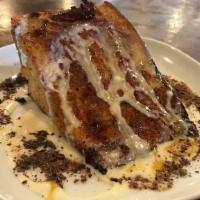 Caramel Bread Pudding (Seasonal) · Bourbon Carmel, Bread Pudding, Grand Central artisan bread, cream, cinnamon, nutmeg, pineapp...