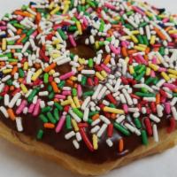 Chocolate Sprinkle Donut · 