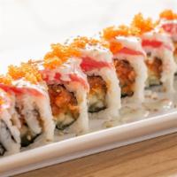 Spicy Tuna Roll · Spicy. Spicy tuna and avocado.

 *Advisory: consuming raw or undercooked meats, poultry, sea...