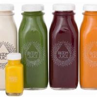 Kickstarter Cleanse · Cleanse Set Includes: 1 Tropical Greens, 1 Beet Lime Potion, 1 Tangerine Dream, 1 Sweet Gree...