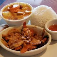 Street Thai Basil Chicken · Chop Chicken with thai basil special sauce.