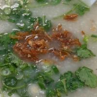 Chao Do Bien · Seafood congee.