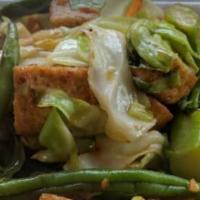 Tofu Stir Fry - New! · Tofu stir fried with veggie medley