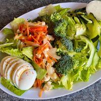 Big'S House Salad · Lettuce, Cabbage, Mixed Pickles, Cucumber & Hard Boiled Egg. Tossed with Choice of Dressing ...