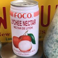Foco Lychee Nectar · 11.8 fl oz. can