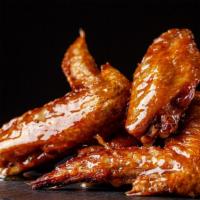 Sweet And Mild Wings · Delicious smoked and grilled jumbo sweet and mild crispy wings.
