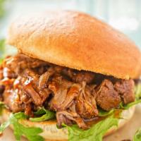 Pulled Pork Burger · Delicious and fresh pulled pork with house specials.