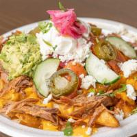 Crazy Fries Meal · French fries topped with your choice of protein, cheese, pico de gallo, sour cream, and ques...