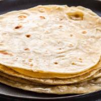 3 Handmade Tortillas · Homemade flour tortillas.