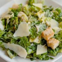 Caesar Salad · Serves 8. Romaine with Parmesan, croutons, and Caesar dressing.