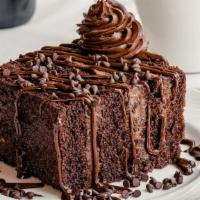 Chocolate Cake · Serves 10.