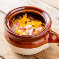 Chili Bowl · Scratch made chili with cheddar cheese, onions, and sour cream at your request