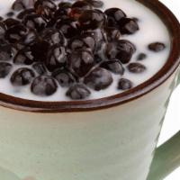 Hot Almond Drink With Boba · 珍珠杏仁飲 *Hot Almond Drink contains ingredients that cause dairy, almond allergy.