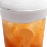 Fluffy Winter Melon Tea With Mini Taro Balls · 小芋圓冬瓜鮮奶霜 *Fluffy Winter Melon Tea with Mini Taro Balls contains ingredients that cause dairy...