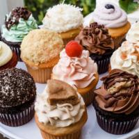 Assorted Cupcakes (12) · A variety of 12 cupcakes! Choices include: Toasted Coconut, Golden Oreo, Lemon Blueberry, Sn...