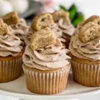Snickerdoodle Cupcake (1) · A cinnamon spiced vanilla cake topped with a cinnamon buttercream frosting and sprinkled wit...
