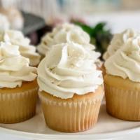 Very Vanilla Cupcake (1) · The most amazing vanilla cupcakes ever- fluffy and perfectly sweet. Made with pure vanilla e...