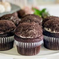 Cookies & Cream Cupcake (1) · Love Oreos? This is the cupcake for you! Enjoy our chocolate cupcake topped with a cookies n...