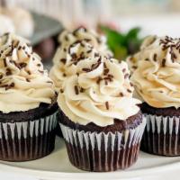Salted Caramel Cupcake (1) · Our fabulous chocolate cupcake topped with caramel frosting, made from scratch caramel drizz...
