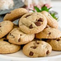 Chocolate Chip Cookies (1 Dozen) · Nothing compares to the deliciousness of a classic chocolate chip cookie. Baked with milk ch...