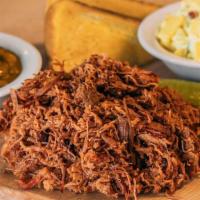 Single Meat Dinner · Your choice of bologna, turkey, hot link, chicken, pulled pork, sliced brisket, chopped bris...