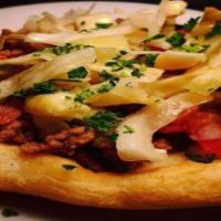 Wasco Fry Bread · Authentic native american fry bread with beans & veggies.