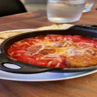 Italian Style Meatballs · San marzano style sauce with house baked bread.