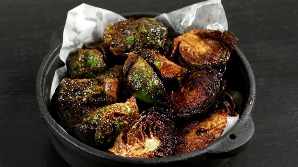 Honey Sriracha Brussels Sprouts · Brussels sprouts served with honey and sriracha flavoring.
