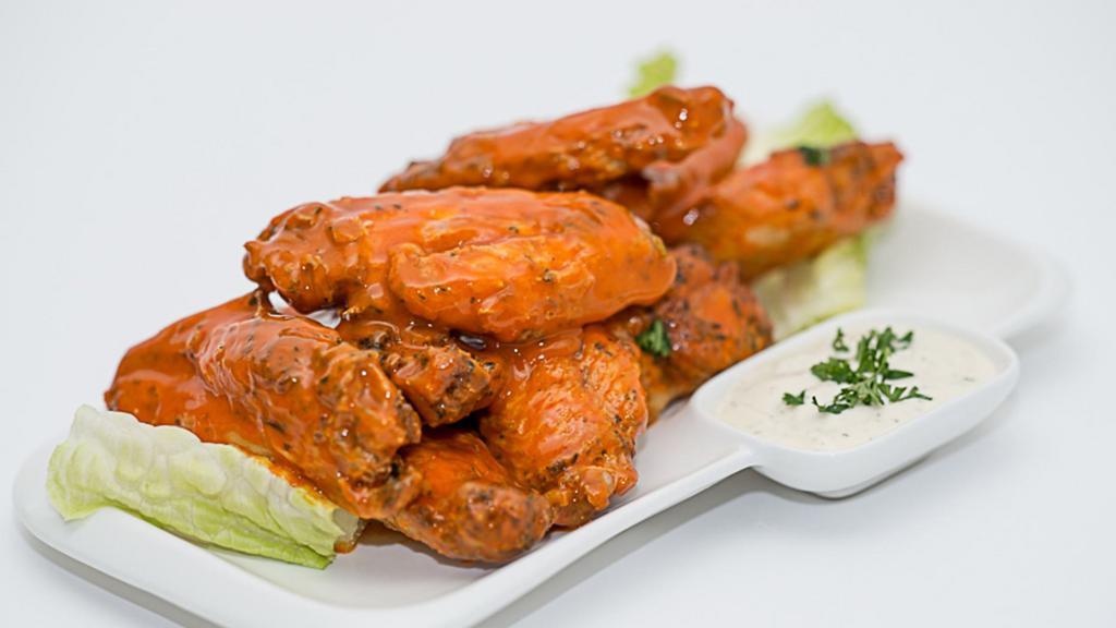 Chicken Wings · Italian style, BBQ or hot served with ranch or blue cheese dressing.