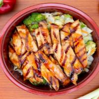 Chicken Breast Teriyaki Bowl · Chicken Breast teriyaki bowl served with steamed rice and vegetables