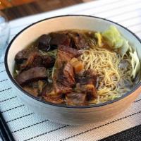Beef Brisket Noodle Soup (柱候牛腩麺) · 