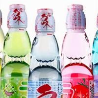 Japanese Soda · Japanese Ramune Soda has a unique shaped glass bottle that is sealed with a fun marble that ...