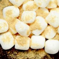 S'Mores · Not just for camping. Dipped in chocolate, topped with mini marshmallows & sprinkled with gr...