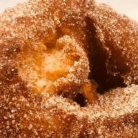 Apple Cider Donuts · Our special mix of cake donut batter, dusted in cinnamon & sugar.