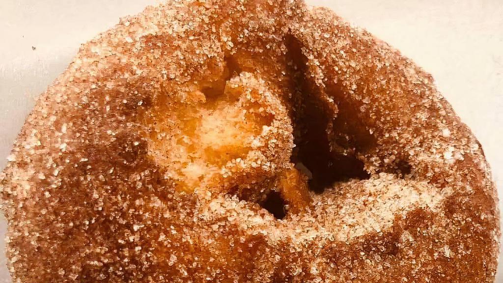 Apple Cider Donuts · Our special mix of cake donut batter, dusted in cinnamon & sugar.