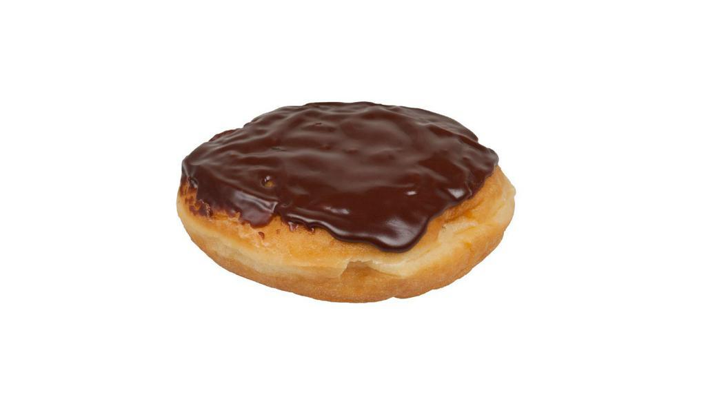Boston Cream Donut · Airy, light, donut loaded with rich Boston cream filling and topped with chocolate glaze.